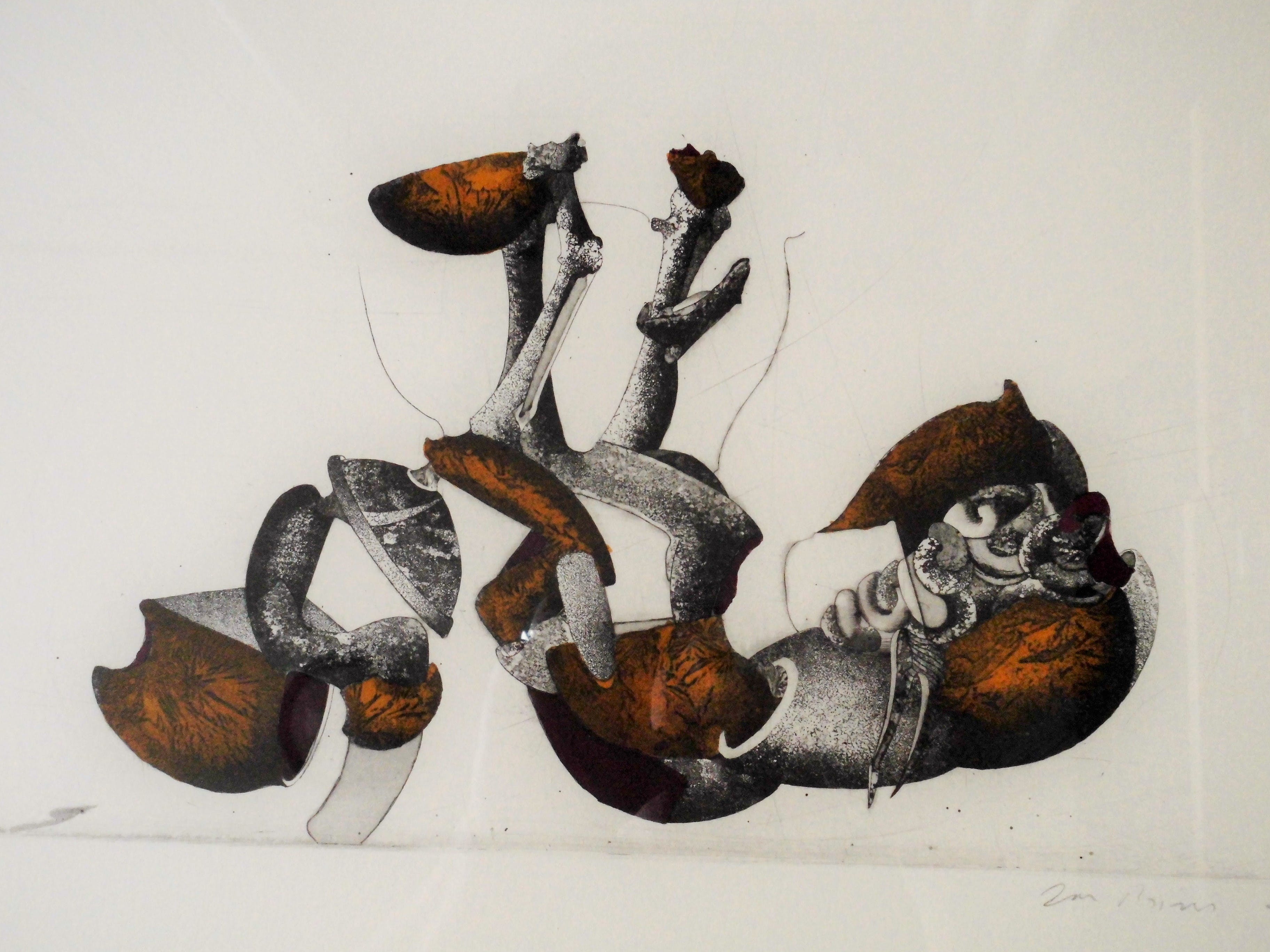 Jan Prins - Grafiek - Abstract kopen? Bied vanaf 15!