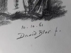 David Bles - "Pauserende harpspeelster" kopen? Bied vanaf 10!