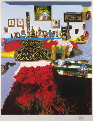 Karel Appel - Saturday uit de serie Seven Summer Days - Ingelijst kopen? Bied vanaf 1!