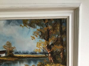 Henner Knauf - Bomen aan de waterkant. kopen? Bied vanaf 1!