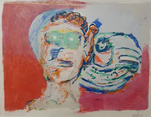 Karel Appel - Regards vers l’Infini 1963 kopen? Bied vanaf 995!