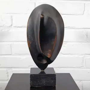 Jef Wishaupt - BRONS - prachtig abstract - 25822 kopen? Bied vanaf 750!