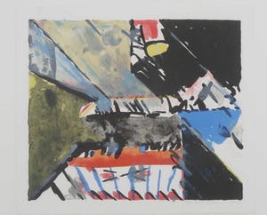 Theo Elfrink - Litho, Port en Bessin - Ingelijst kopen? Bied vanaf 10!