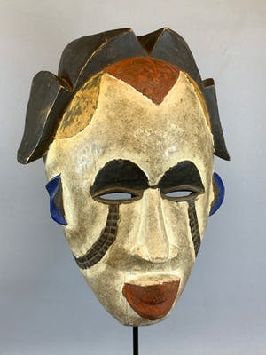 Ibibio - Tribal Used African Ibibio Mask - Nigeria. kopen? Bied vanaf 35!