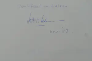 Henk Helmantel - Boek met gesigneerde opdracht en 2 brieven + extra's kopen? Bied vanaf 75!