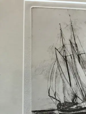 Bart Reindersma - Traditioneel schip op de 'De Zuiderzee'. kopen? Bied vanaf 35!