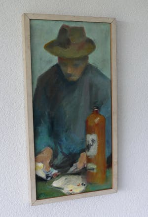 Niet of onleesbaar gesigneerd - Kaartspeler kopen? Bied vanaf 10!