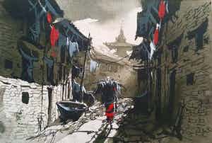 Niet of onleesbaar gesigneerd - Nepal verkocht voor € 1!