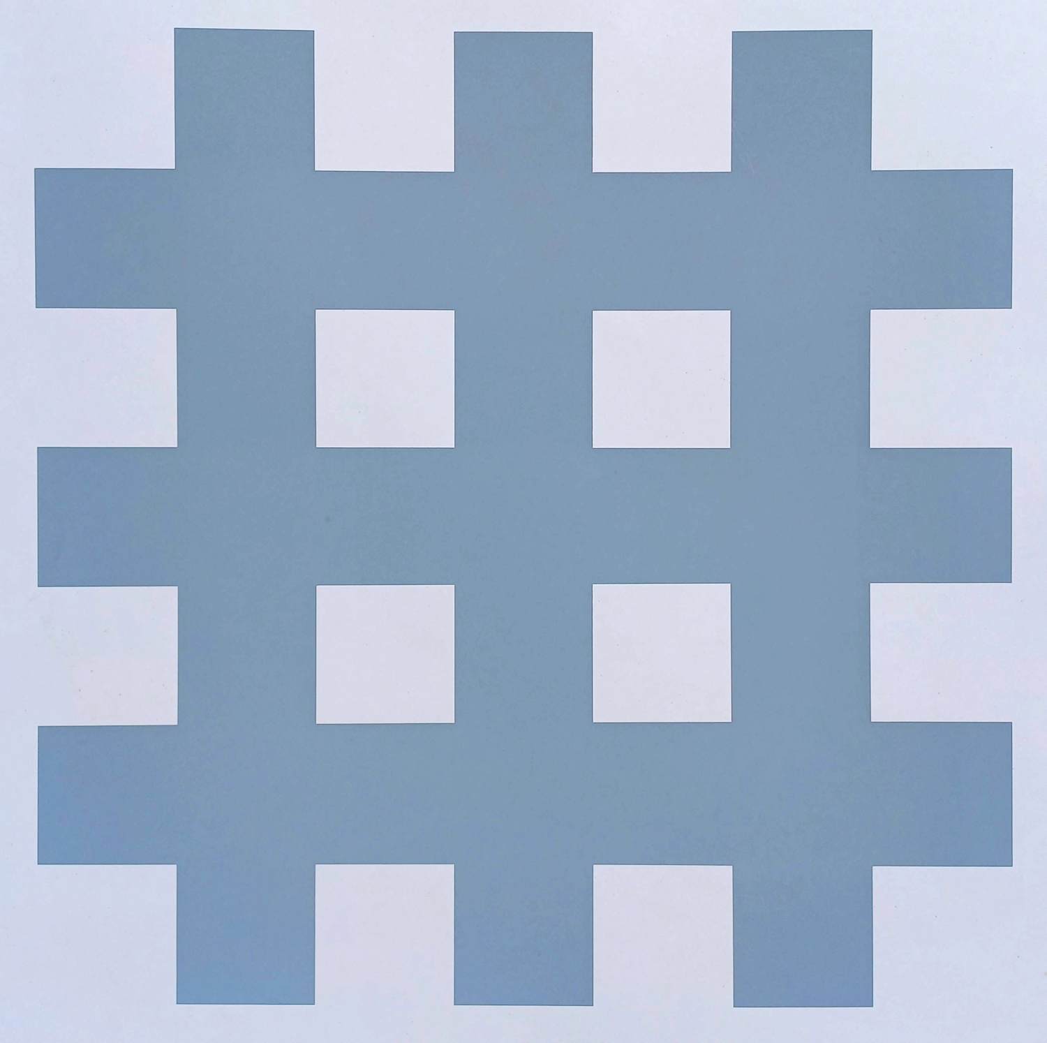 Ewerdt Hilgemann - Geometrische compositie, zeefdruk verkocht voor € 195!