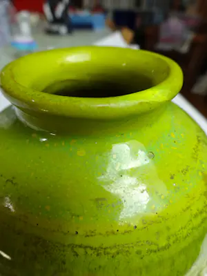 Aldo Londi - Vaas Lime &lemon uit de Rimini Chartreuse serie nr 729 kopen? Bied vanaf 125!