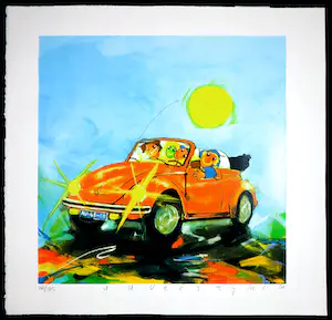 Ad Verstijnen - Zeefdruk, VW Kever kopen? Bied vanaf 1!