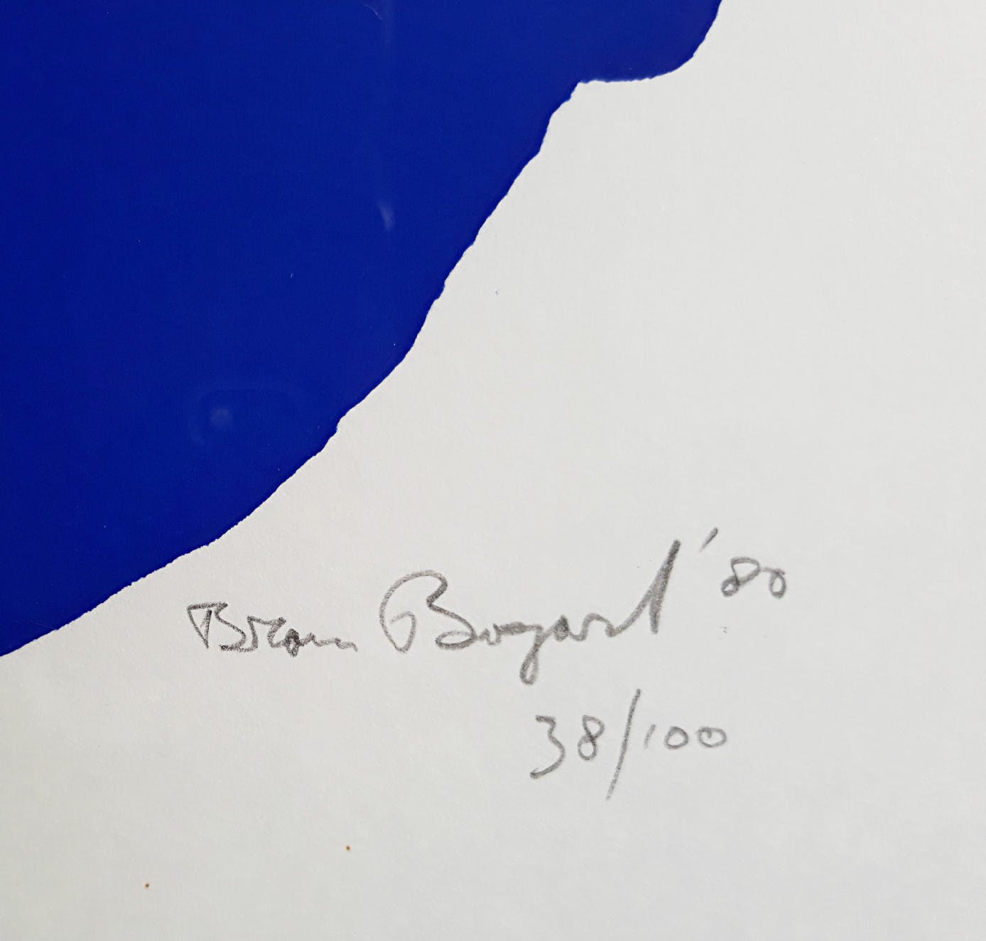 Bram Bogart - Geometrisch abstracte compositie, zeefdruk (prachtig ingelijst, groot) kopen? Bied vanaf 1!