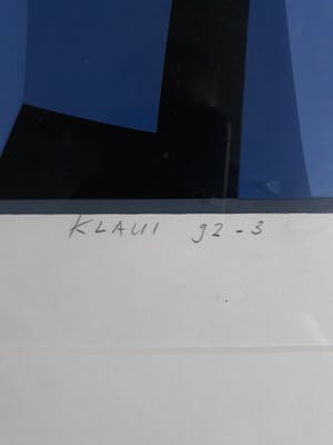 Hans Klaui - Zeefdruk uit 1992 kopen? Bied vanaf 600!