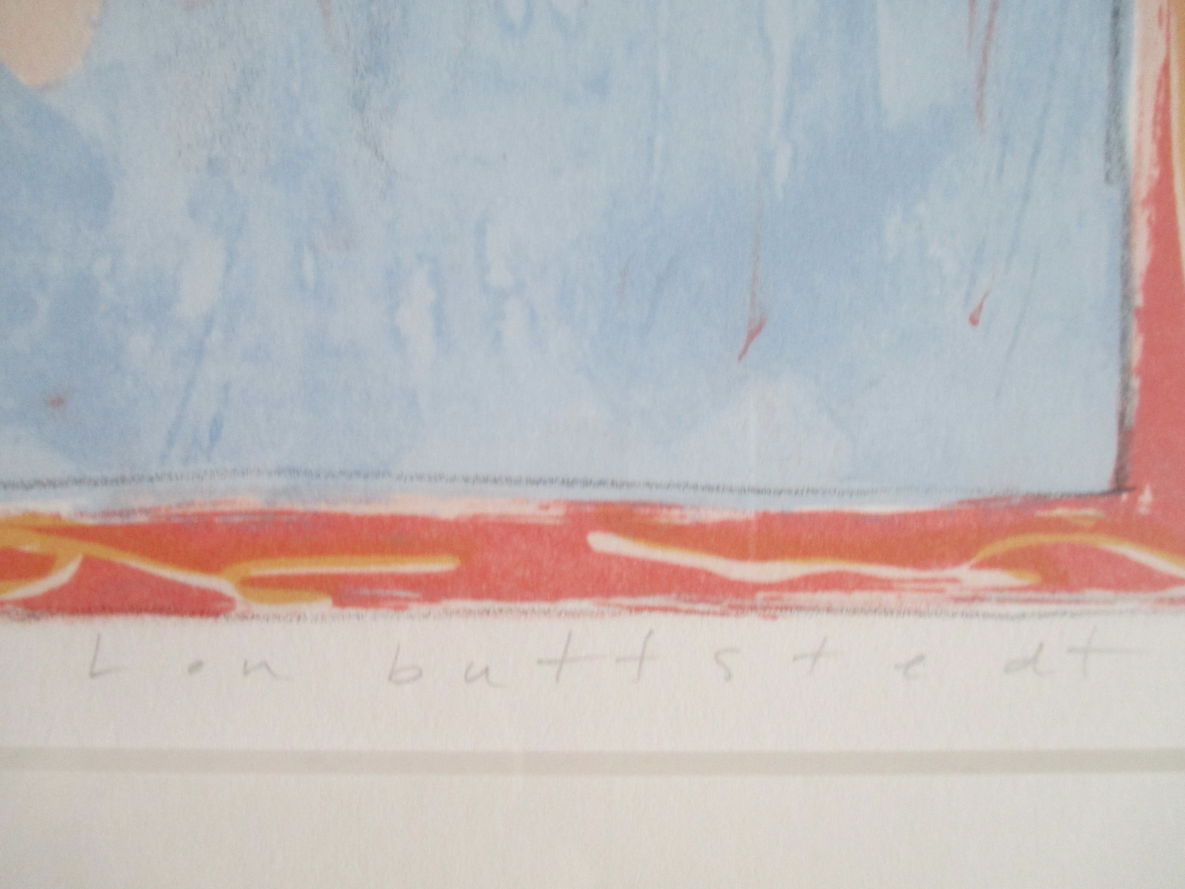 Lon Buttstedt - Ingelijste litho 'Bowl of rain'  kopen? Bied vanaf 50!