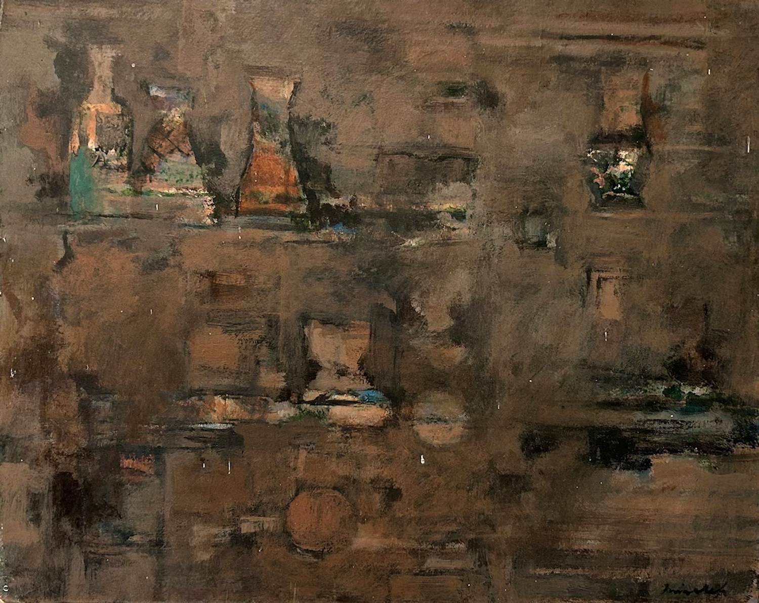 Jan Miechels - Vier schilderijtjes kopen? Bied vanaf 65!