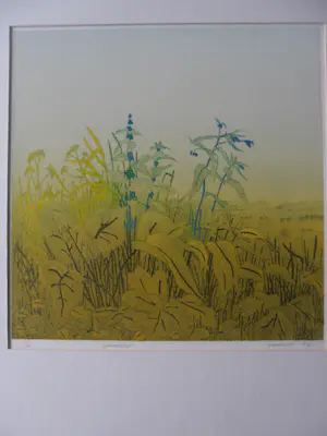 Henk Kastelijn - Ets, Titel, Heuveltop. kopen? Bied vanaf 40!