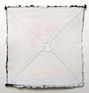 Shinkichi Tajiri - aquagravure ’Knoop’ - minimalistisch en kleurrijk - 1993- oplage 35 verkocht voor € 375!