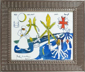 Rob Scholte - Aquarel, Red Crescent Croix Rouge kopen? Bied vanaf 1!