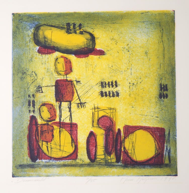 Hans Heijman - Hans Heijman: Ets, Droomwereld kopen? Bied vanaf 20!