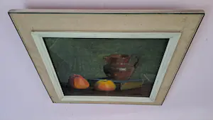 Arnout van Gilst - Stilleven met appelen, kan en boek kopen? Bied vanaf 109!