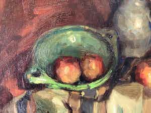 Jacobus Bijtel - gevarieerd stilleven met o.a. fruit verkocht voor € 125!