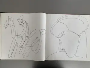 Jeanine Behaeghel - schetsboek met meer dan 160 tekeningen kaufen? Bieten Sie von 300!