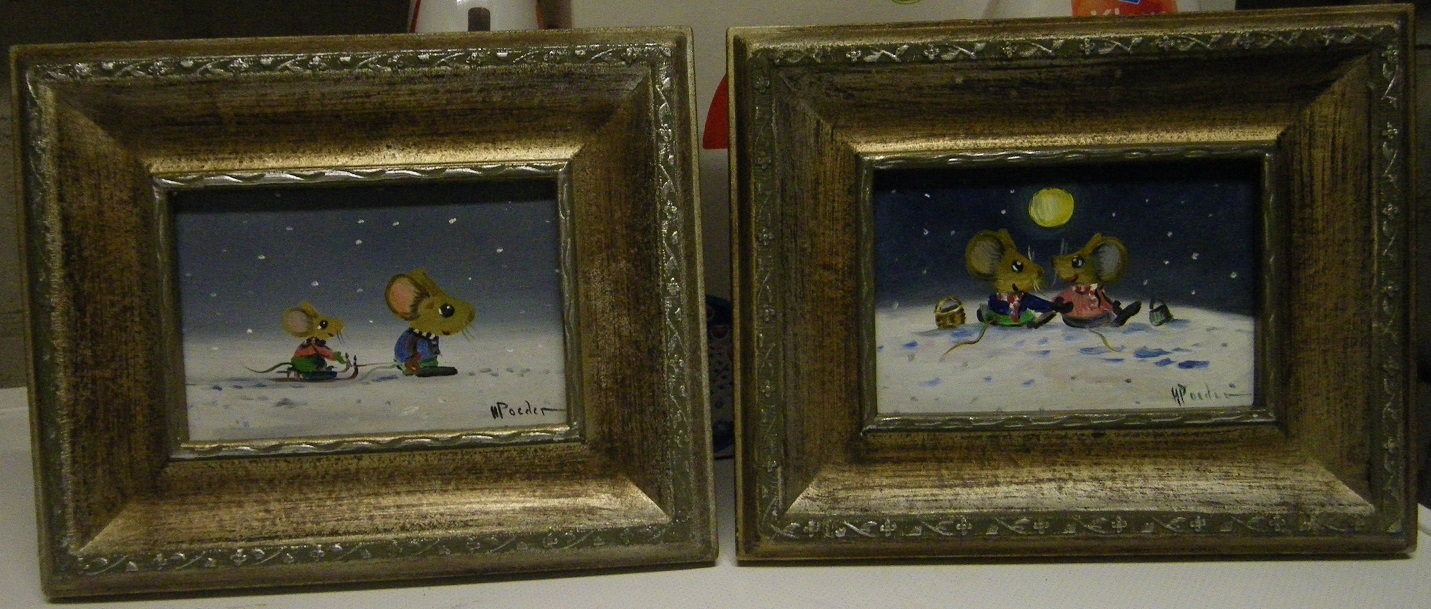Henk Poeder - muisjes in de sneeuw verkocht voor € 69!