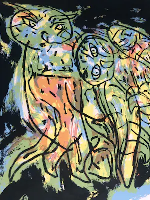 Anton Vrede - Oehoe paar kopen? Bied vanaf 60!