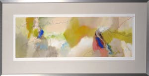 Marja Jansen - Handbewerkte zeefdruk, Zonder titel - Ingelijst kopen? Bied vanaf 35!