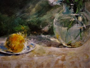 Niet of onleesbaar gesigneerd - Schitterend impressionistisch olieverf "stilleven met Margrieten" gesigneerd kopen? Bied vanaf 1!