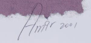 Sharon Amir - Zeefdruk op geschept papier, Listen baby! kopen? Bied vanaf 1!