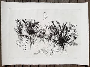 Anton Buytendijk - Abstract landschap, droge naald ets kopen? Bied vanaf 40!