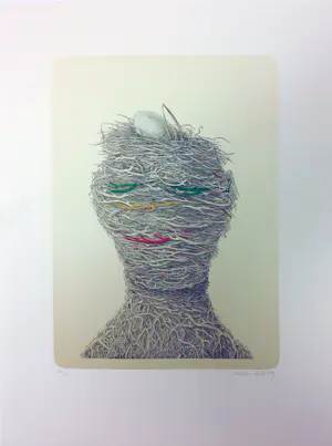 Jurjen Ravenhorst - & Mivrolav Potvic - Litho, Lot van 9 surrealistische voorstellingen kaufen? Bieten Sie von 100!