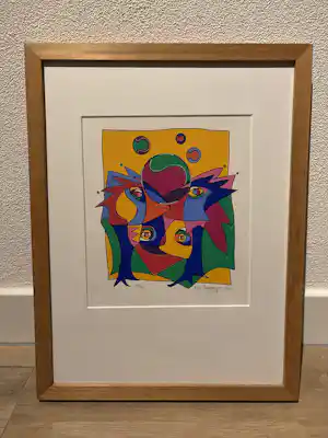 Marianne Naerebout - Tennis litho verkocht voor € 75!
