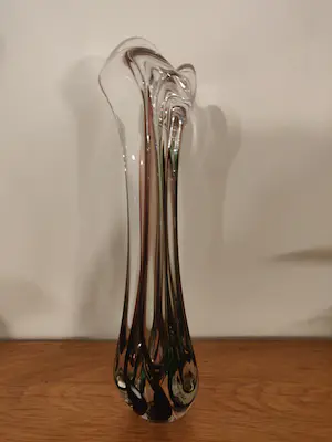 Max Verboeket - Vaas kristal 1960-1979 gesigneerd kopen? Bied vanaf 50!