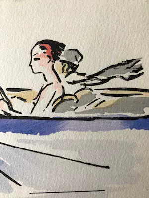 Kees van Dongen - Kees van Dongen - In de auto - 1925 kopen? Bied vanaf 175!