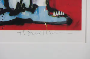 Henk Schiffmacher - Zeefdruk op papier, Oh my... (i.s.m. Herman Brood) - Ingelijst kopen? Bied vanaf 250!