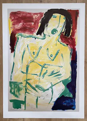 Jacob Kanbier - Lot van 6 zeefdrukken / grafiek van Jacob Kanbier kopen? Bied vanaf 150!