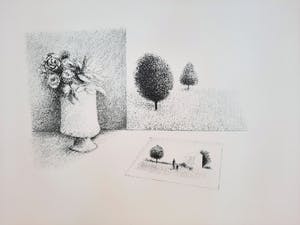 Metten Koornstra - Steendruk - Zonder titel - 21972 kopen? Bied vanaf 50!