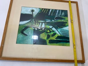 Hans van den Krommenacker - Landschap in groen kopen? Bied vanaf 10!