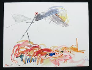 Franscz Witte - Lot van vijf werken op papier in gemengde techniek kopen? Bied vanaf 1!