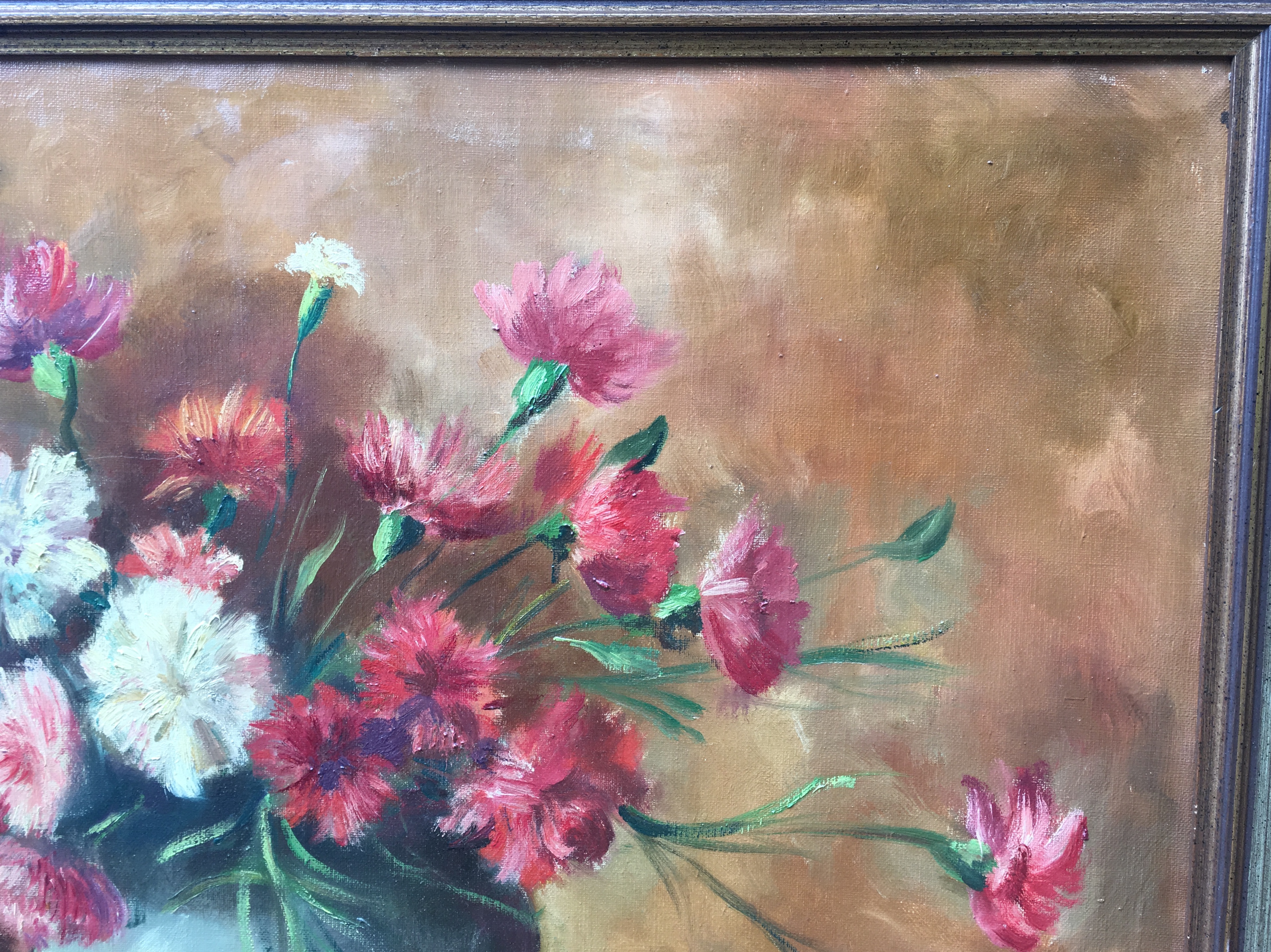 Jean Dupuis - Stilleven van Bloemen (Anjers) kopen? Bied vanaf 35!