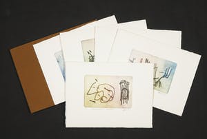 Ad Arma - Map met vijf etsen, Hemelland gezien!, Even buiten kijken, Drie om drie, (...) kopen? Bied vanaf 100!