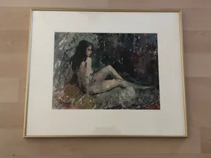 Jan van der Veer - Ruggelings zittend naakt in dromerige setting kopen? Bied vanaf 115!