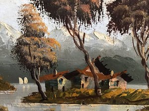 Niet of onleesbaar gesigneerd - Bergmeer Italië kopen? Bied vanaf 1!