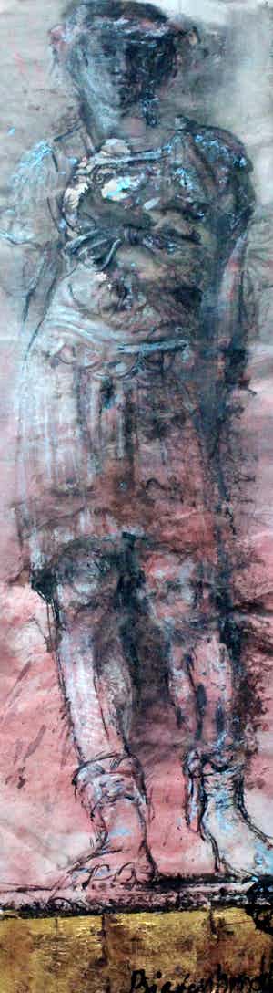 Gerti Bierenbroodspot - Gemengde techniek - 2003 verkocht voor € 750!