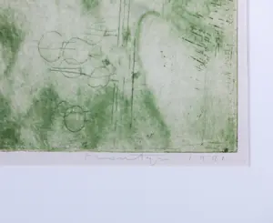 Jan Montyn - Ets, Zonder titel - Ingelijst kopen? Bied vanaf 80!