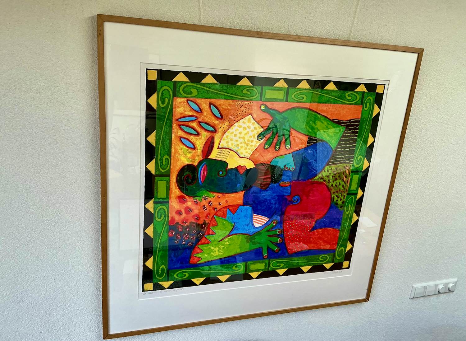 Clemens Briels - Zeefdruk Nr. 69 - La Senora - Groot verkocht voor € 210!