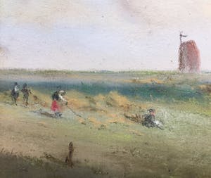 Hermans Dens - "Landschap bij een Rivier met Molen" kopen? Bied vanaf 20!