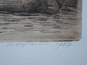 Willem Hopman - Alkmaar, Luttik Oudorp - ets, oplage 50 kopen? Bied vanaf 35!